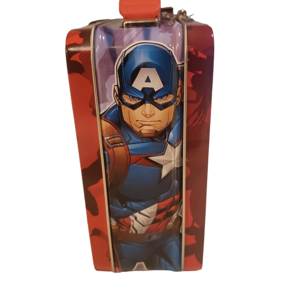 Marvel Avengers Metal Lunch Box 5 1/2" x 5 1/2" - Picture 5 of 7